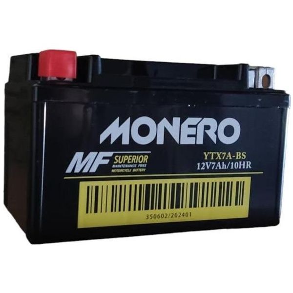 Monero YTX7A Scooter 12 V 7 Ah Akü