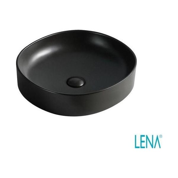 Lena EY-4711MS Mat Siyah Tezgahüstü Lavabo
