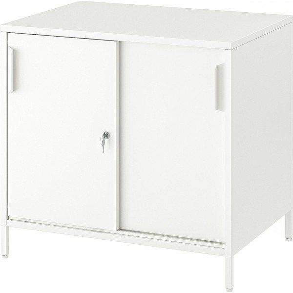 IKEA Trotten 80x75 cm Beyaz Ofis Dolabı
