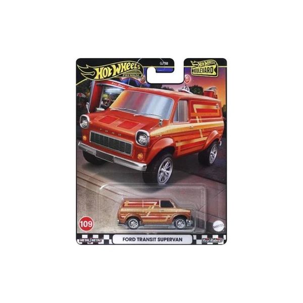 Hot Wheels GJT68 HRT76 Boulevard Ford Transit Supervan