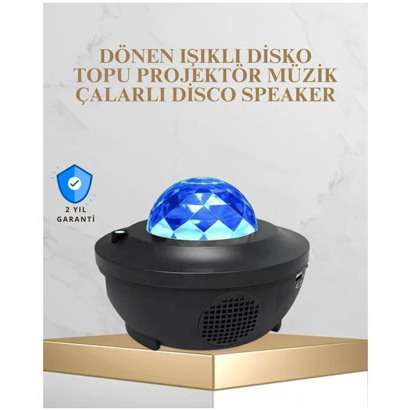 Epilons Bluetooth & Usb Müzik Çalar Gece Lambası – 50 M² Kapsama, Uzaktan Kumanda
