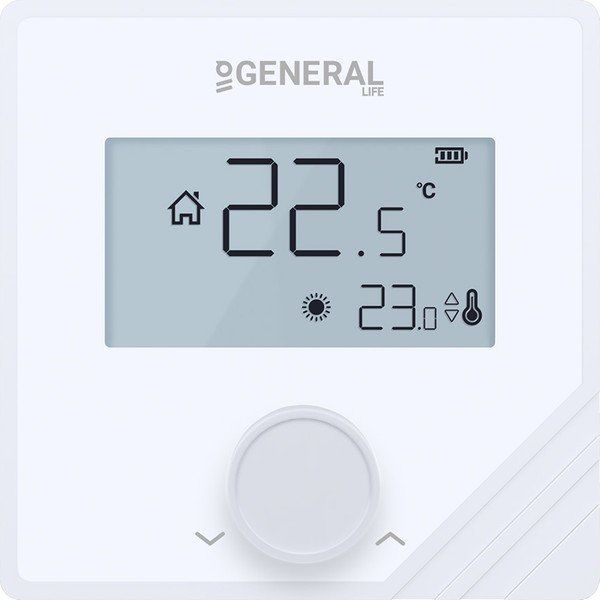 General Aruna HT25S RF Beyaz Kablosuz Oda Termostatı