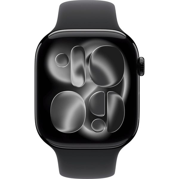 Apple Watch Series 11 GPS 46 mm Alüminyum Kasa Simsiyah Spor Kordon Akıllı Saat