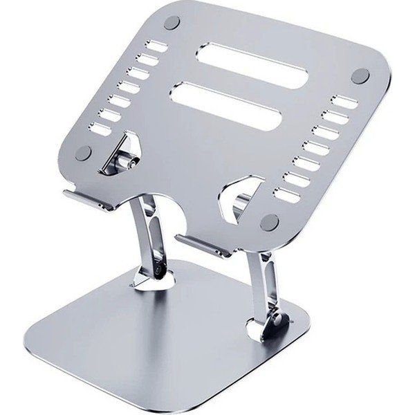 Ally T602 Gümüş Ayarlanabilir Katlanır Isı Havalandırmalı Alüminyum Laptop Standı