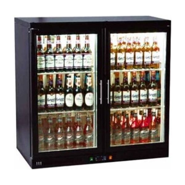 Csa İnox CSA Karacasan 210 lt Çift Kapılı Set Üstü Bar Arkası Şişe Soğutucu Buzdolabı