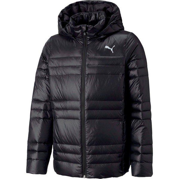 Puma 53194401 Light Goose Siyah Kapüşonlu Kız Çocuk Mont