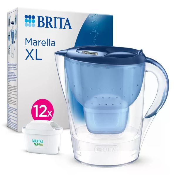 Brita BRITA 3.5 Lt Mavi XL 12x Maxtra Pro Filtreli Su Arıtma Sürahisi