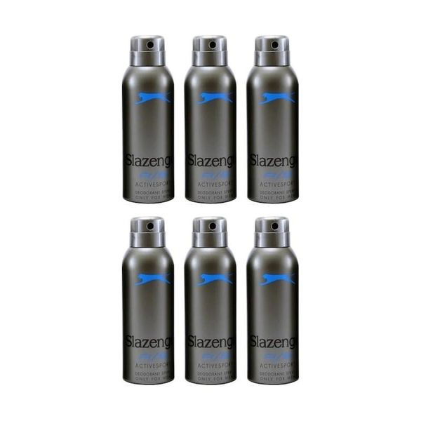 Slazenger Active Sport Mavi 6x150 ML Erkek Sprey Deodorant