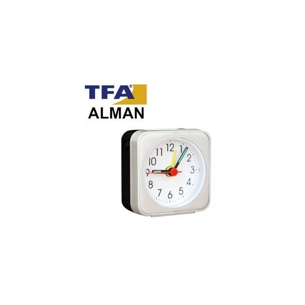 TFA 60.1019 Sessiz Çalışan Analog Çalar Saat