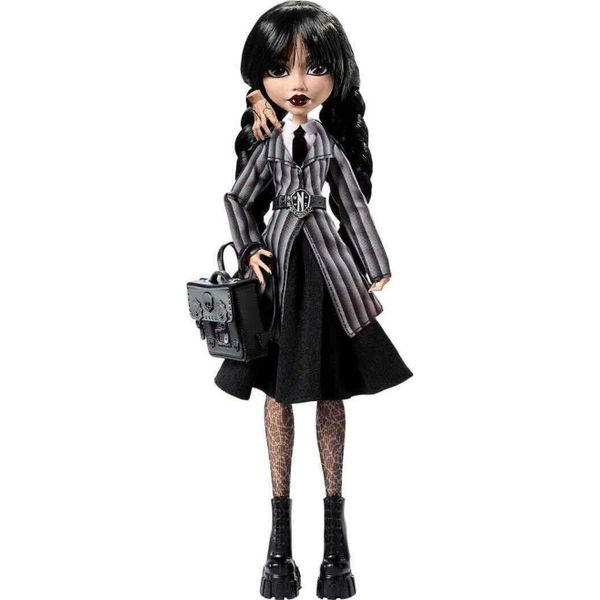 Monster High Wednesday Addams HXJ04 Okul Üniformalı Figür