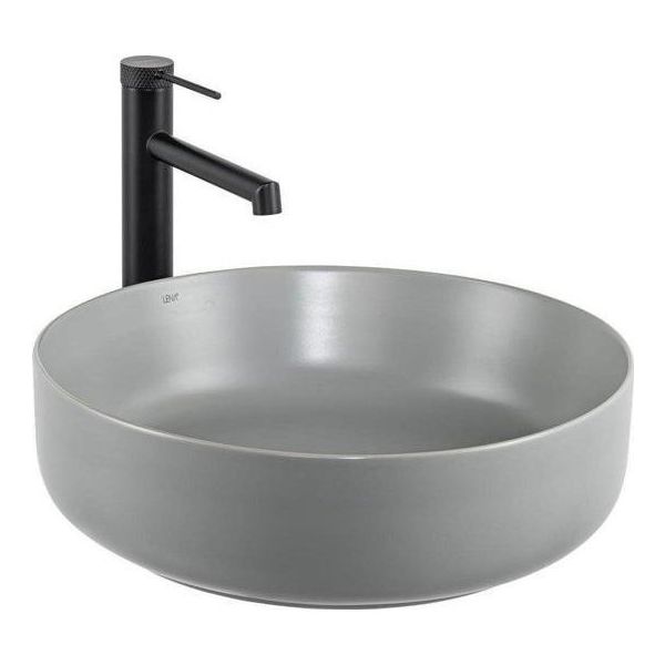 Lena E-W1201MG Mat Gri Tezgah Üstü Lavabo