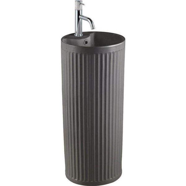 Lena E-W310MF Mat Füme Monoblok Lavabo