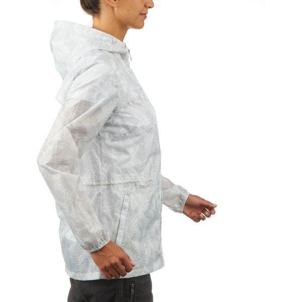 Quechua Raincut Beyaz Kadın Outdoor Yağmurluk