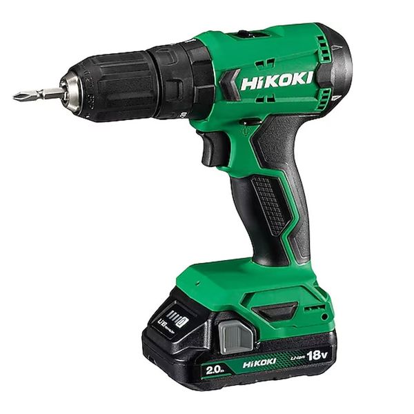 Hikoki DV18DD-2.0 18 V 2.0 Ah 55 NM Çift Akülü Şarjlı Darbeli Kömürsüz Matkap