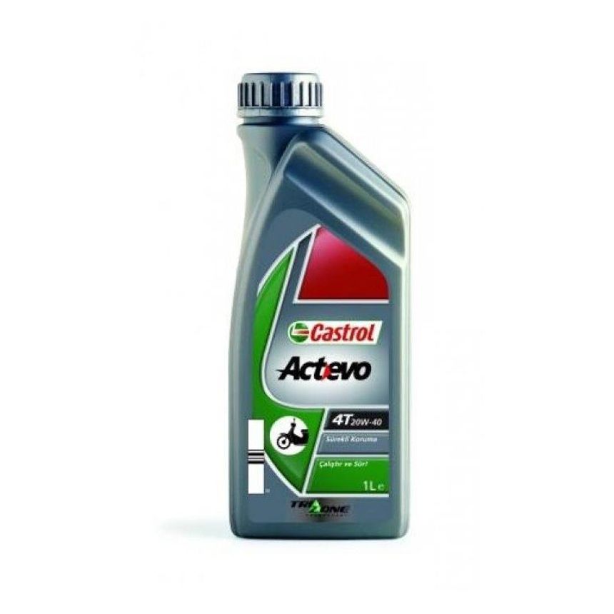 Castrol Actevo 4T 20W-40 1 lt  Motorsiklet Yağı