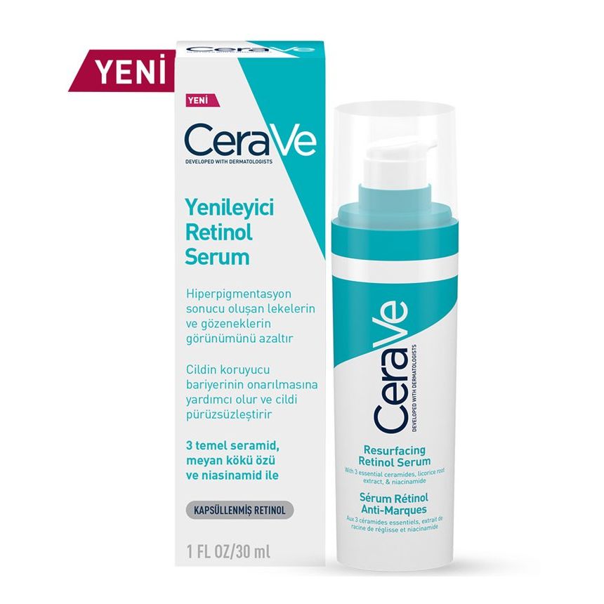 CeraVe 30 ml Yenileyici Retinol Gözenek Serumu