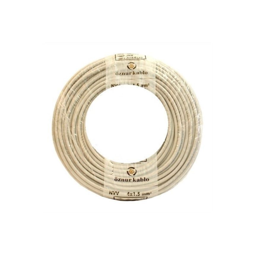 Öznur 3x4 mm Ttr 100 m Beyaz Kablo
