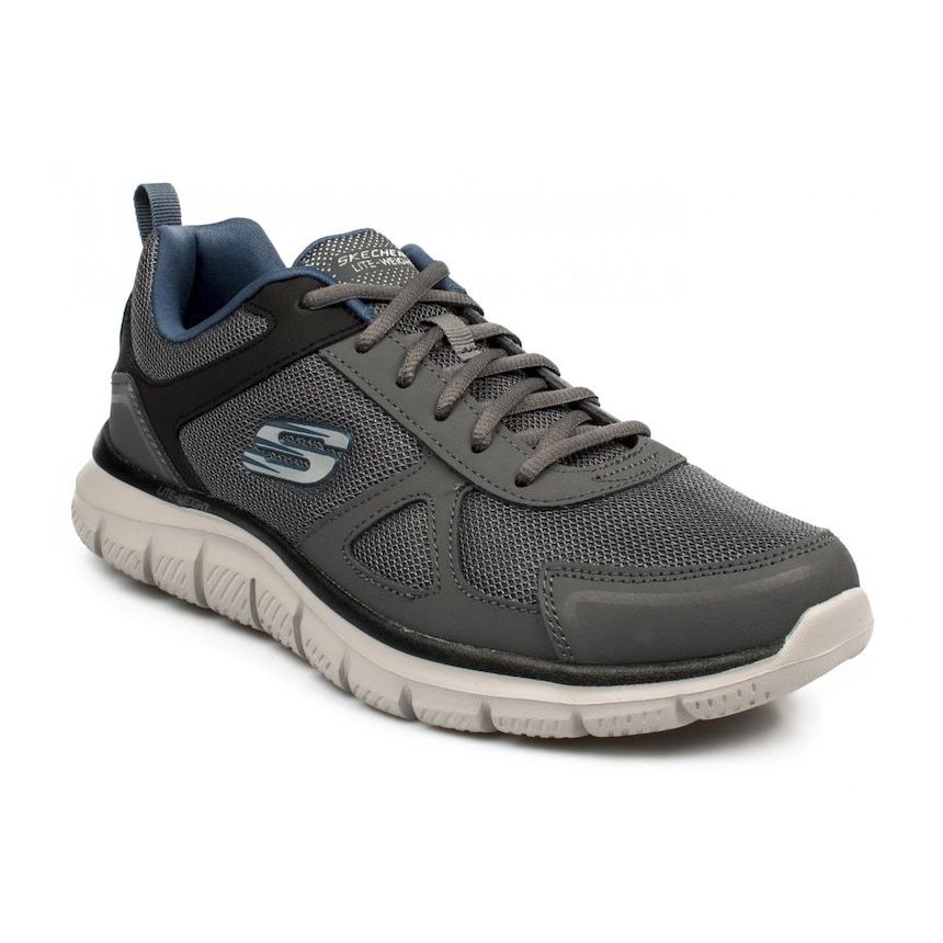Skechers Track Gri Erkek Koşu Ayakkabı