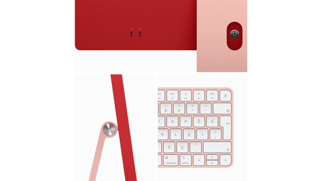 Apple iMac M3 8CPU 8GPU 8GB RAM 256GB SSD macOS 24 inç All in One