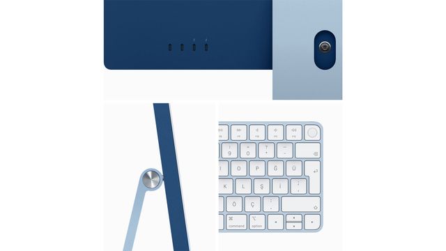 Apple iMac MQRQ3TU/A M3 8CPU 10GPU 8GB RAM 256GB SSD macOS 24 inç