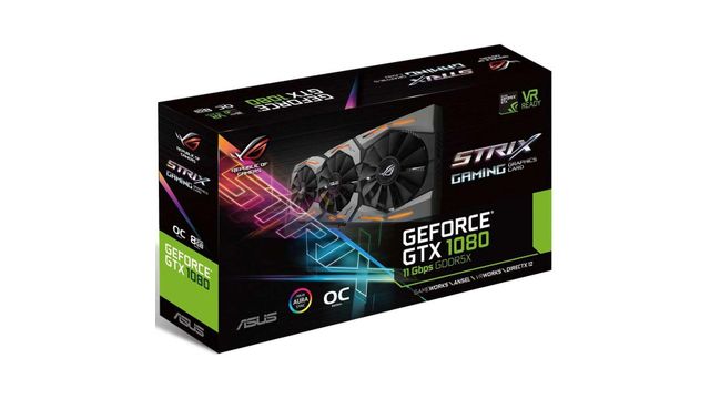 Asus ROG Nvidia GeForce GTX 1080 8GB OC 256Bit STRIX-GTX1080-A8G