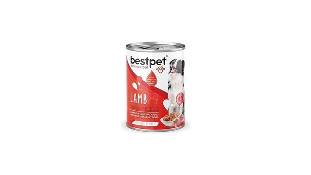 Bestpet 12x400 gr Yetişkin Köpekler İçin Taze Kuzu Parça Etli ve