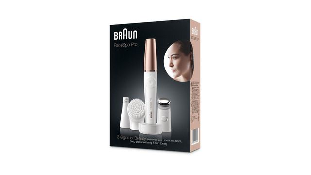 Braun FaceSpa Pro 911 Şarjlı Yüz Epilatörü + Cilt Bakım Seti 3in1