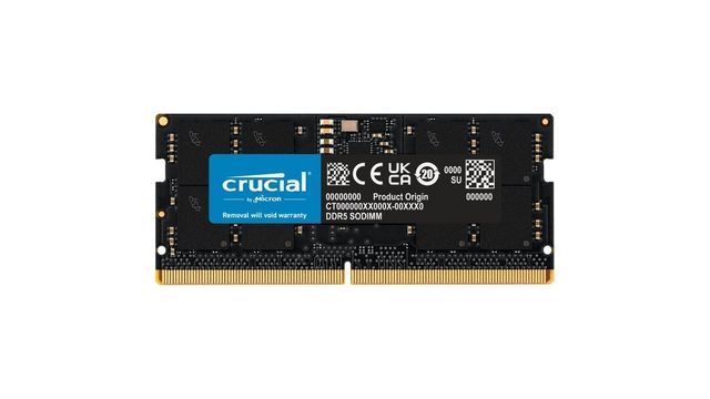 Crucial 32GB Ddr5 4800 Sodımm CL40 16 GB CT32G48C40S5 Notebook Ram