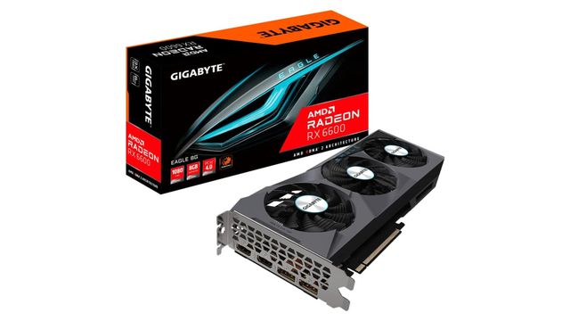Gigabyte AMD Radeon RX 6600 Eagle 8G GV-R66EAGLE-8GD 8GB GDDR6 128