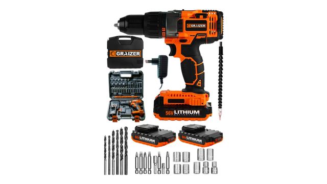 Graizer Alman Turuncu 56 V 5 Ah Kraft Series Darbeli Metal