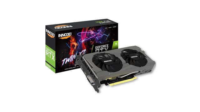 Inno3D GeForce RTX 3050 Twin X2 N30502-08D6-1711VA41 8GB GDDR6 128