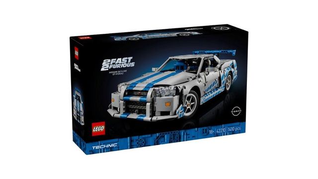 Lego 42210 Technic 2 Fast 2 Furious Nissan Skyline GT-R R34 Car