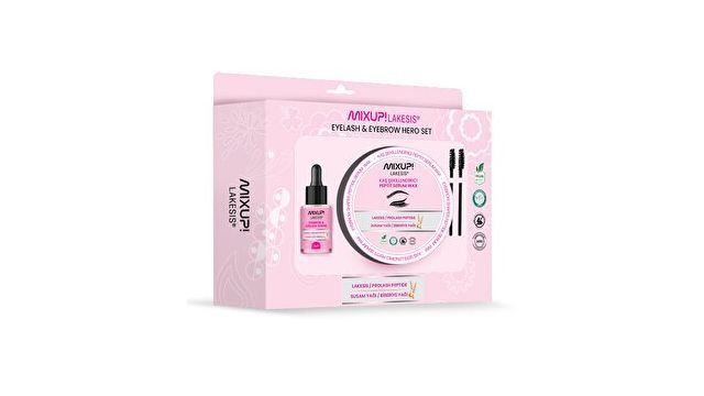 Mixup 50 ml Lakesis Kaş Kirpik Güçlendirici Peptit Serum 15 ml