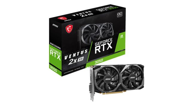 MSI GeForce RTX 3050 Ventus 2X XS 8G OC 8GB GDDR6 Ekran Kartı