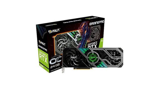 Palit NVIDIA GeForce RTX 3090 Gaming Pro OC 24 GB GDDR6X 384 Bit