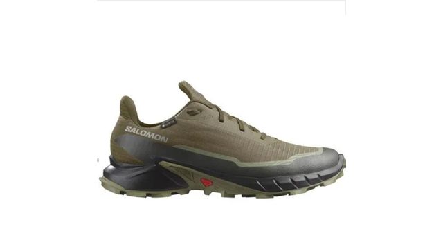 Salomon L47310300 Alphacross 5 GTX Haki Erkek Koşu Ayakkabısı