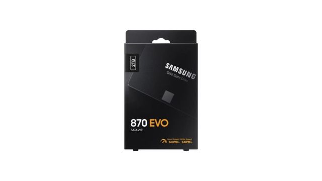 Samsung 870 Evo MZ-77E2T0BW 2TB 530MB-560MB/s Sata 2.5 inç SSD