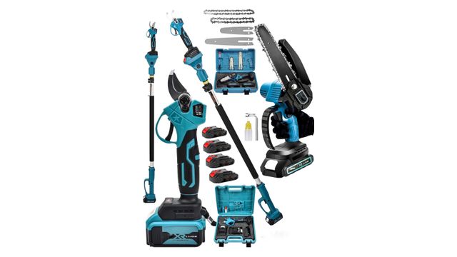 Schutzenger Alman 598 Vf 2 Li Set 4 Akülü Şarjlı Ağaç Dal Kesme