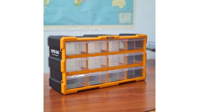 Super-Bag ASR-6005 Yatay Mono Blok 12'li Çekmeceli Organizer Fiyatları