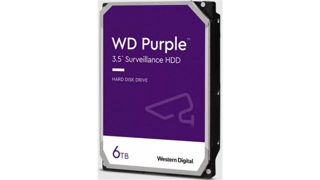 WD Purple WD64PURZ 6TB SATA 6GB/S 256 MB DV 7x24 Hard Disk