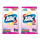 ABC Matik Renkliler İçin 2x6 kg Toz Çamaşır Deterjanı