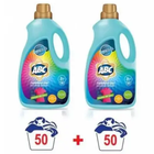 ABC Renklilere Özel 2x3 lt Çoklu Paket Sıvı Çamaşır Deterjanı