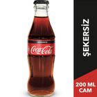 Coca Cola 200 ml Cam Şekersiz Kola