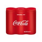Coca Cola 6x250 ml Kutu Kola