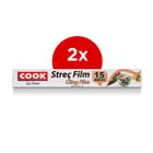 Cook Streç Film 30 cm x 15 mt 2'li Paket