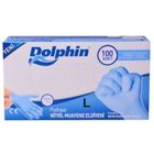 Dolphin Pudrasız Mavi S 100'lü Paket Nitril Eldiven
