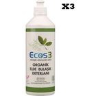 Ecos3 Organik 3x500 ml Elde Bulaşık Deterjanı