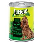 Jungle 415 gr Kuzu Etli ve Av Hayvanlı Yetişkin Köpek Konservesi