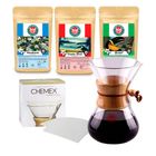 Mare Mosso Caffe ê Vendite 100 gr X 3 Paket Cam Kahve Demleme Chemex Tipi 4 Cup   