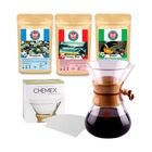 Mare Mosso Caffe ê Vendite 100 gr  X 3 Paket Cam Kahve Demleme Chemex Tipi 6 Cup 
